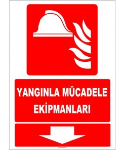 ISO 7010 Yangınla Mücadele Ekipmanları Levhası