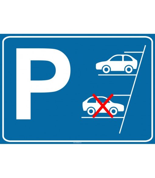 Acil Çıkış Alanı İçin Araçları Geri Geri Park Etme Levhası