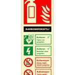 Fosforlu Karbondioksitli Yangın Söndürücü Levhası - Acil Durum