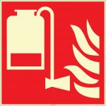 Fosforlu Mobil Köpük Ünitesi İşareti/Levhası - Güvenlik Etiketi