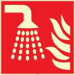 Fosforlu Su Sisi Aplikatörü İşareti/Etiketi: Acil Durum Levhası