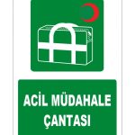 ISO 7010 Acil Müdahale Çantası - Güvenlik ve İlk Yardım