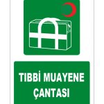 ISO 7010 Onaylı Tıbbi Muayene Çantası - Güvenilir İlk Yardım