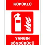 ISO 7010 Köpüklü Yangın Söndürücü: Güvenli ve Etkili Koruma