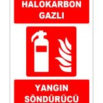 ISO 7010 Halokarbon Gazlı Yangın Söndürücü: Güvenli ve Etkili Çözüm