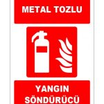 ISO 7010 Metal Tozlu Yangın Söndürücü: Acil Durum Güvenliği