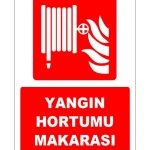 ISO 7010 Yangın Hortumu Makarası - Acil Durum İçin Güvenlik