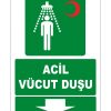 ISO 7010 Acil Vücut Duşu - Güvenli ve Hızlı Kurtarma Çözümü