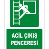 Keywords: Acil Çıkış Penceresi, Yangın Merdiveni, ISO 7010
SEO Title: Acil Çıkış Penceresi: ISO 7010 Yangın Merdivenine Çıkış Levhası