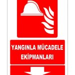 ISO 7010 Yangınla Mücadele Ekipmanları Levhası